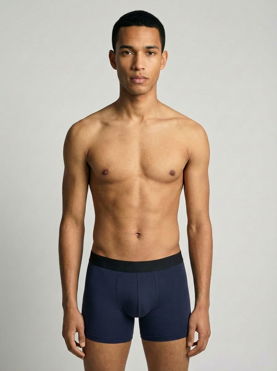 ALAN RED boxershort Bomber bamboo (1-pack), donkerblauw model