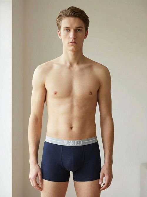 ALAN RED boxershorts (2-pack), navy blauw model